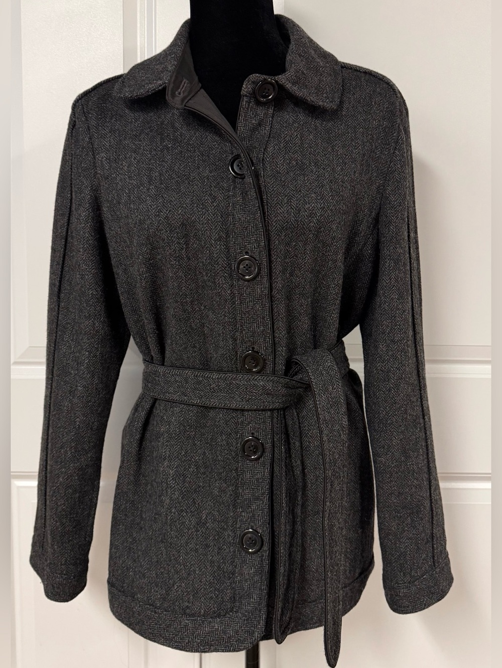 Talbots Wool Belted Jacket